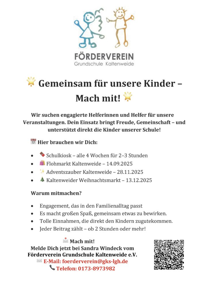 (c) 2025 Förderverein der Grundschule Kaltenweide e.V.