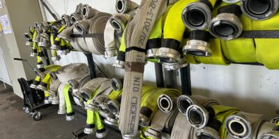 Klasse 3a besucht die Kaltenweider Feuerwehr